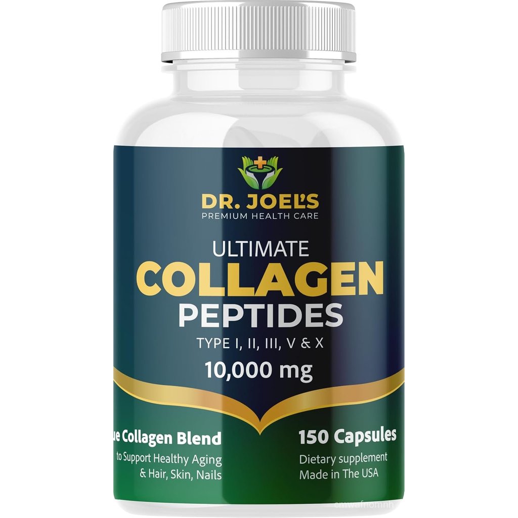 Dr. JOEL'S Multi Collagen Complex for Women and Men - Collagen Peptides Capsules with Biotin - Ultim