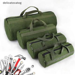 กระเป๋าเครื่องมือผ้าใบละเอียดอ่อน 16 ออนซ์ Thi ผ้าใบ Spacious Storage Organizer สําหรับช่างไฟฟ้าช่างไม้ประปาซ่อมเครื่องมือใหม่