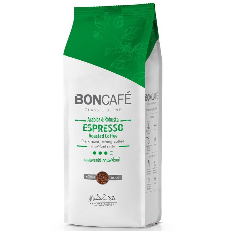 บอนกาแฟคั่วบดเอสเพรสโซ่ 250กรัม Boncafe Roast&Ground Coffee Espresso 250g.