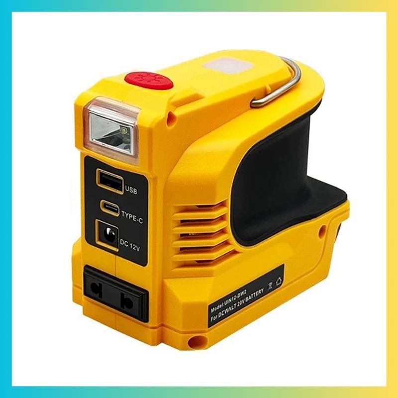 DC18-21V to AC220V Power Inverter 220W สําหรับ 20V MAX แบตเตอรี่รวมทั้ง USB Type-C DC Portrumstick.t