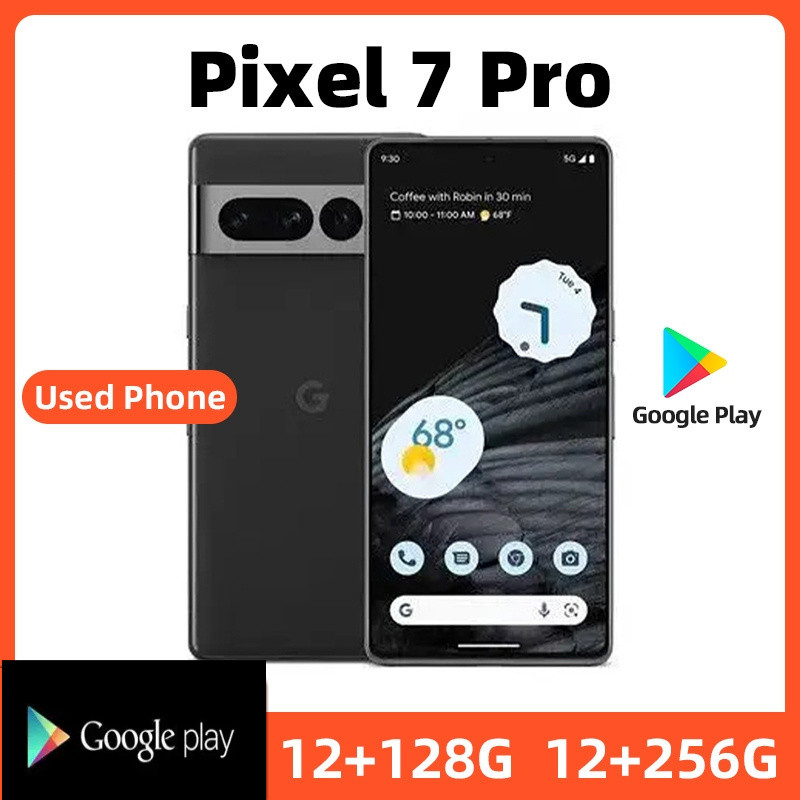 Google Pixel 7 Pro 5G 256GB ROM สมาร์ทโฟนสภาพการจัดส่งอย่างเป็นทางการโทรศัพท์มือสอง