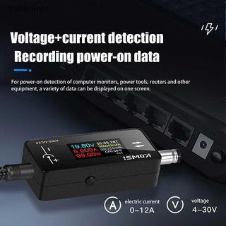 Yabijojojo KWS-DC28 0.96 นิ้ว TFT HD จอแสดงผลดิจิตอล DC 5.5*2.5 อินเทอร์เฟซเครื่องทดสอบแรงดันไฟฟ้าแอมป์มิเตอร์ Power Meter Multi In One จอแสดงผลใหม่
