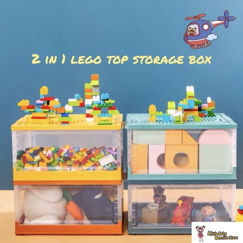 [TOCK] Duplo Storage & Organizer Container Case with Building Plate LidHT99 UJGM