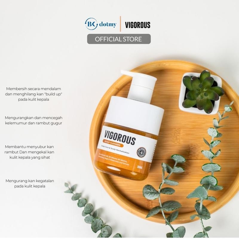 VIGOROUS น้ํายาทําความสะอาดหนังศีรษะ by bellakan ( UPGRADED FORMULA , NEW PACKAGING ) | แชมพู