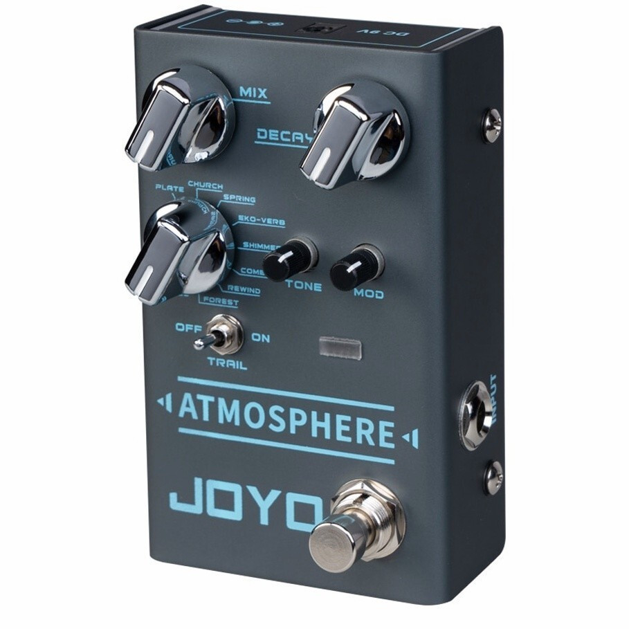 JOYO R14 บรรยากาศ Reverb เหยียบ Multi Effect สําหรับกีตาร์ไฟฟ้าเบสดิจิตอล Pedaler DeHT99 PZGB