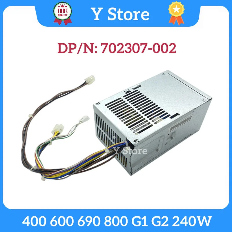 Y Store สําหรับ HP ProDesk 400 600 690 800 G1 G2 240W แหล่งจ่ายไฟ D12-240P3A PS-4241-2HF1 702307-002