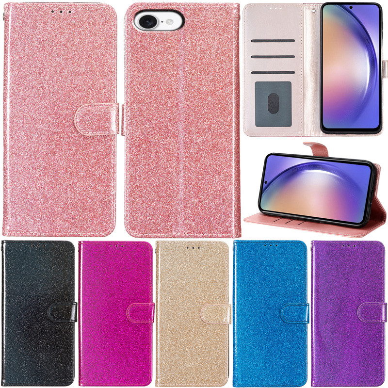 ปลอกหรูหราสําหรับ iPhone 17 Pro Air 16 Pro 8 Plus 12 Pro 7 Plus 16 17 12 ดอกไม้รูปแบบบัตเตอร์กระเป๋าสตางค์หนังช่องใส่การ์ดพลิกผิวป้องกันกรณี