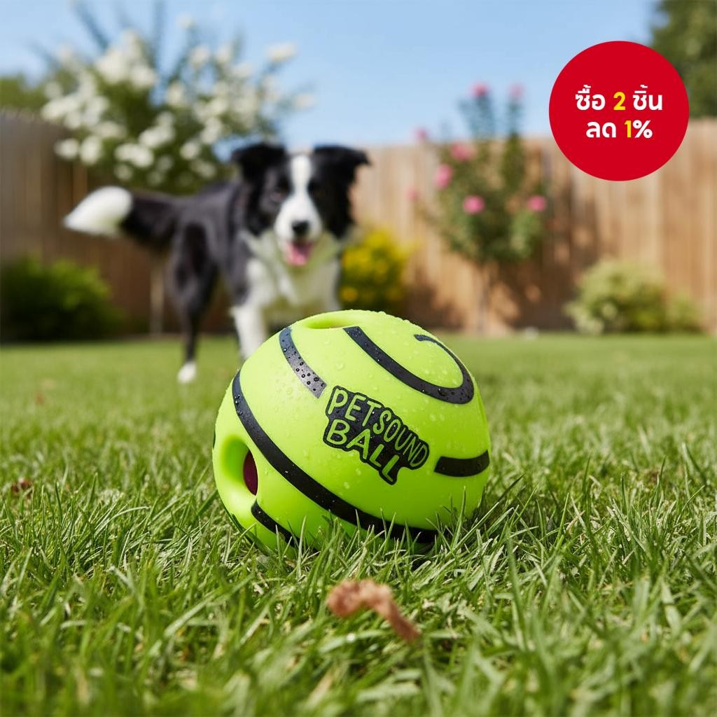 ของเล่นสัตว์เลี้ยง Wobble Wag Giggle ส่งเสียงตลกเมื่อเขย่าหรือกลิ้ง สนุกสําหรับสุนัข เห็นในทีวี