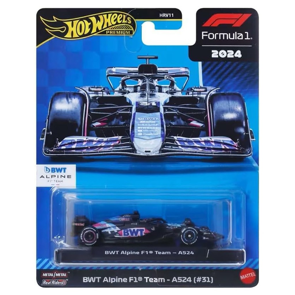 Hot Wheels F1 Race BWT Alpine Team - A524 (#31) - Esteban Ocon