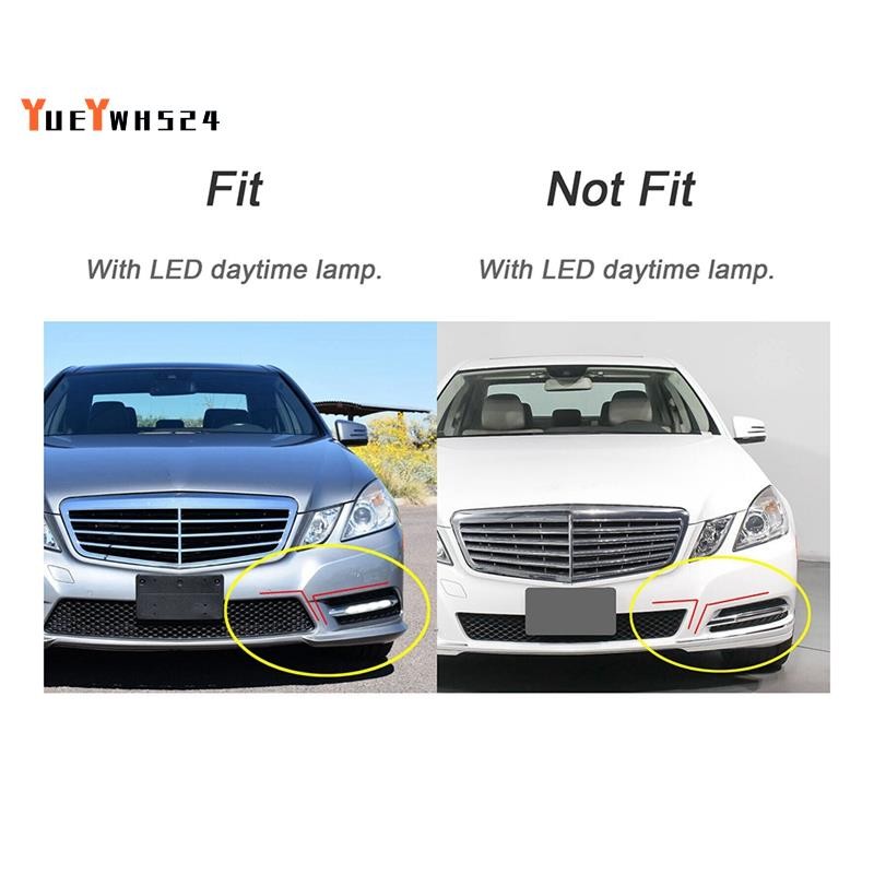 [ขายดี Y4]2 ชิ้นกันชนหน้าไฟตัดหมอกกระจังหน้าตัด 2128851753 2128851853 อุปกรณ์เสริมทดแทนสําหรับ - W21