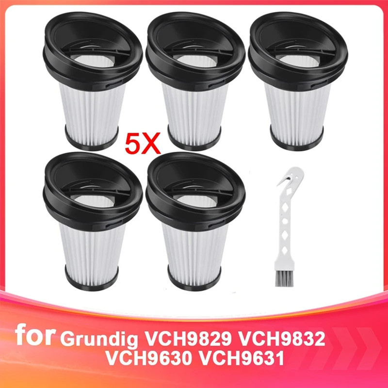 JDZD-ตัวกรองทดแทนสําหรับ Grundig VCH9829 VCH9832 VCH9630 VCH9631 VCH9632 2 In 1 เครื่องดูดฝุ่นไร้สาย