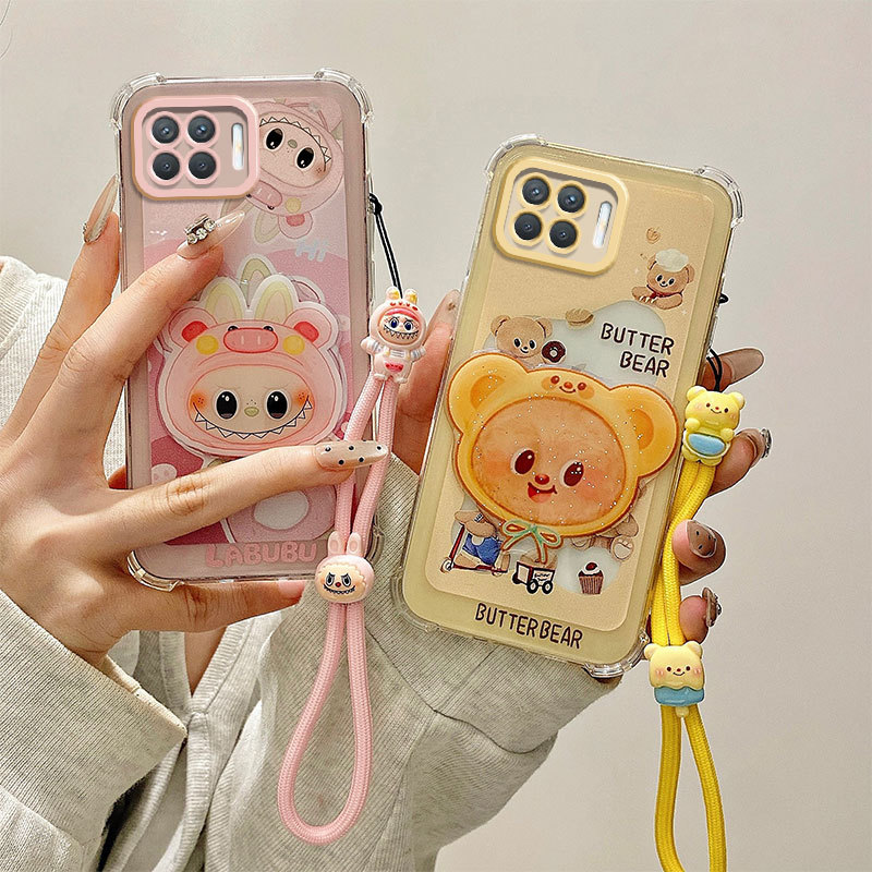 เคส Xiaomi 15T Pro (5G) ไอศกรีม Kuromi/ภาพวาดสีน้ํามัน Dingdang/Bread Bear/Pig Pullebub/Pullebub คอลเลกชันสี่มุมถุงลมนิรภัย Anti Drop 3D อะนิเมะเคสโทรศัพท์