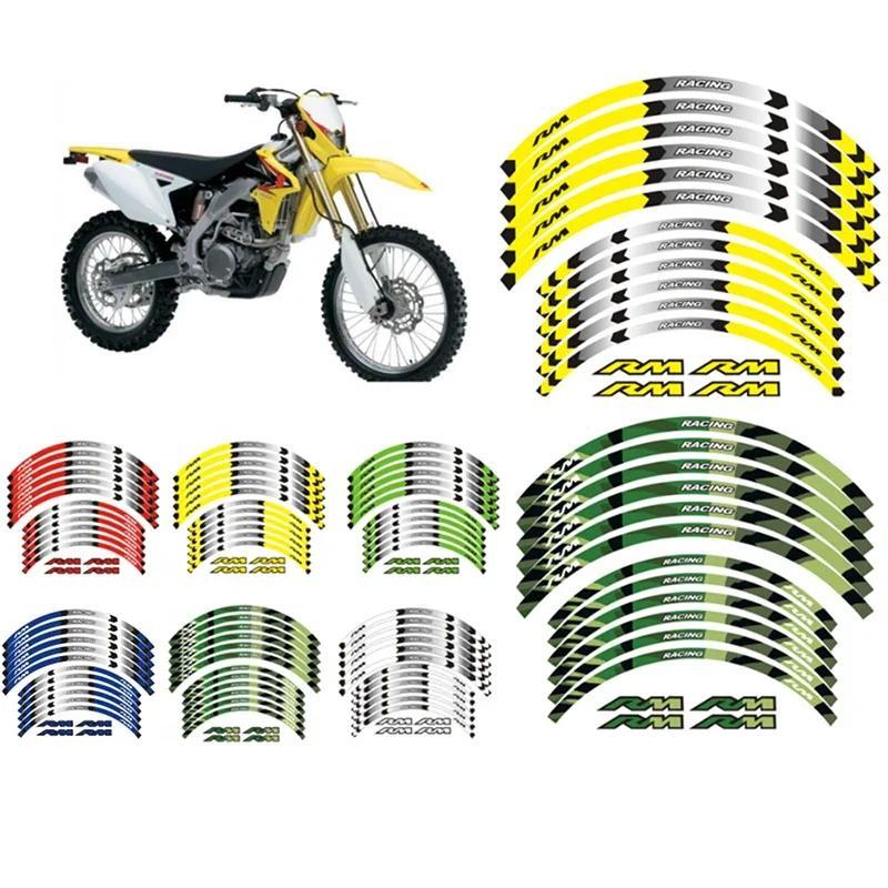 GFOR SUZUKI RM 125 RM 250 1990-2008 "21 "19 RIM WHEEL STRIPES TAPE STICKERS