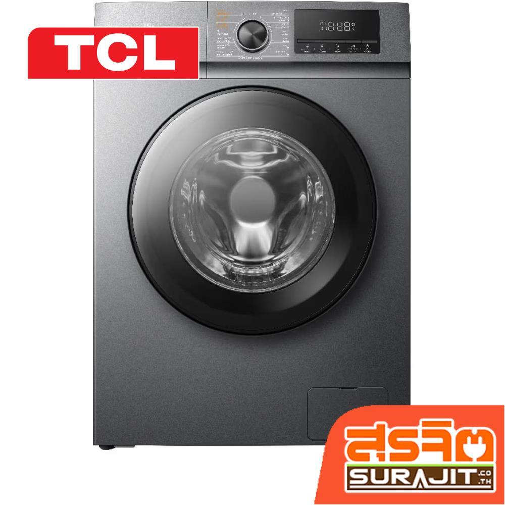 TCL เครื่องซัก-อบผ้าฝาหน้า ความจุซัก 12kg+อบ 8kg รุ่น WT12EPWDG (24739)