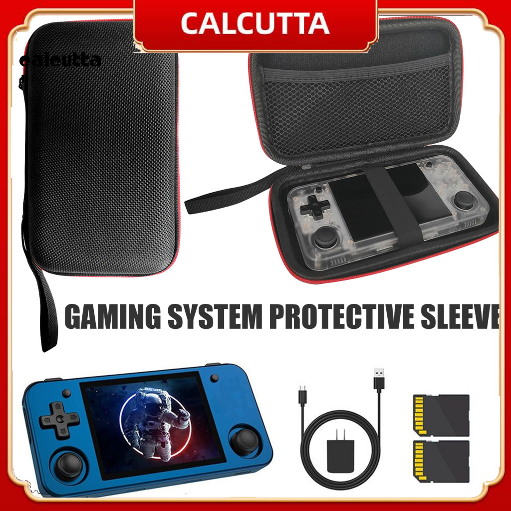 [calcutta] Impact-resistant Gaming Console Storage Bag Anbernic Rg35xx/h34xx Hard Carrying Case กันก