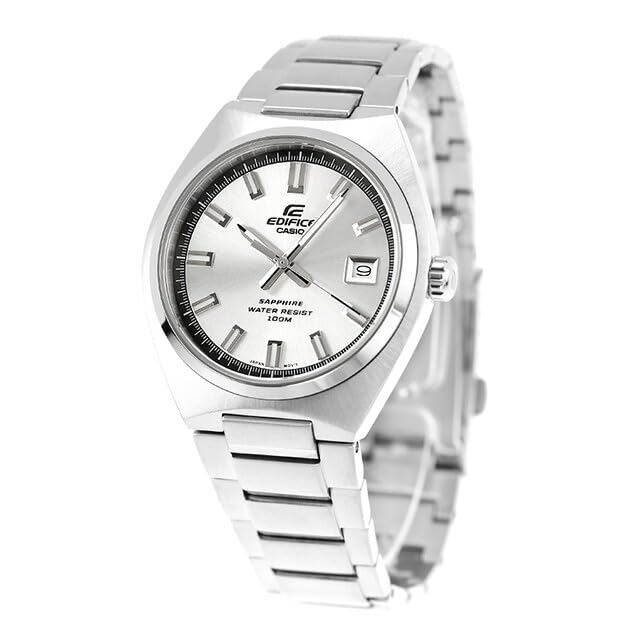 Casio Edifice EFB-109D-7AV สายนาโนสแตนเลส ระบบควอทซ์ ผู้ชาย ดีไซน์คลาสสิกสปอร์ตแบบเรือนเงิน กันน้ำลึ