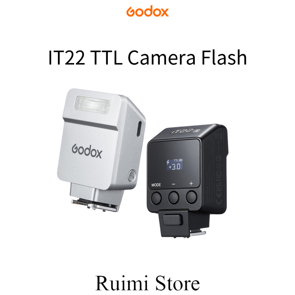 Godox Flash iT22 - TTL 300mAh - กล้อง iFlash แบบแมนนวล / พ็อกเก็ตแฟลช