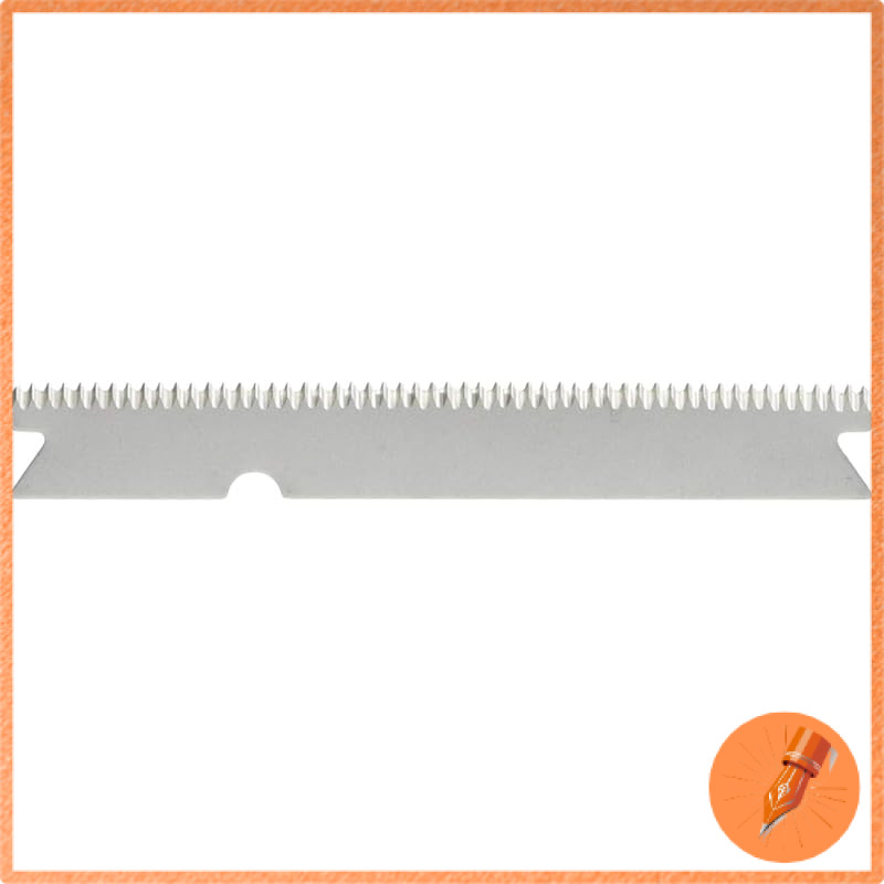 TRUSCO Tape Cutter Replacement Blades, 10-Piece Set, Clamp Type (TTC-5010K), Steel Type (TEX-2666AK)