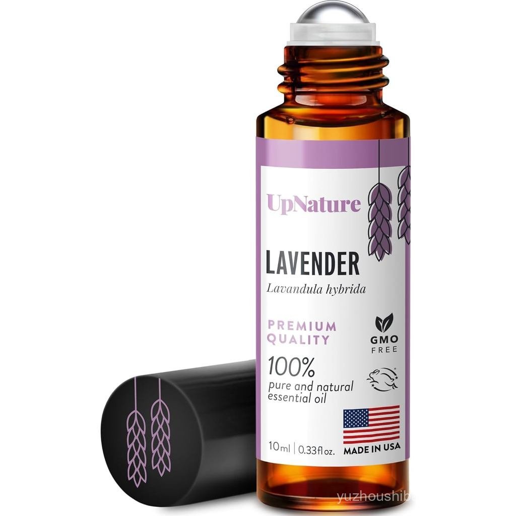 UpNature Lavender Essential Oil Pure Roll On - 100% Natural Lavender Oil for Skin