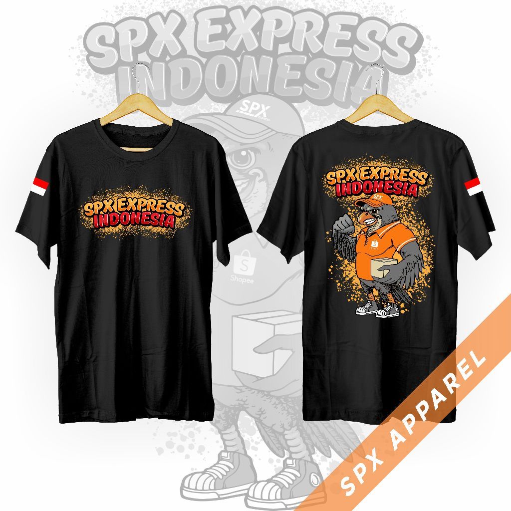 เสื้อยืด Courier พิเศษสําหรับวันประกาศอิสรภาพของอินโดนีเซีย SPX Express