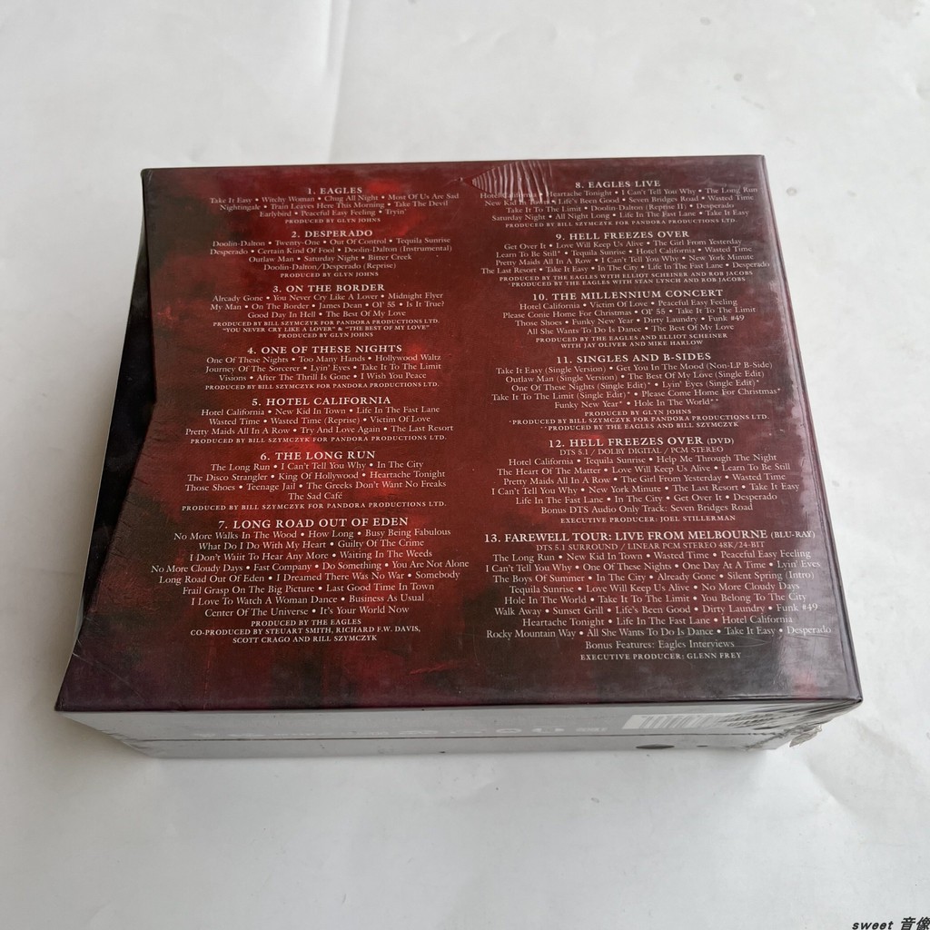 ชุด CD Eagles Legacy Complete Works < Heritage > Eagles Legacy 12CD+1DVD+1 แผ่น Blu-ray