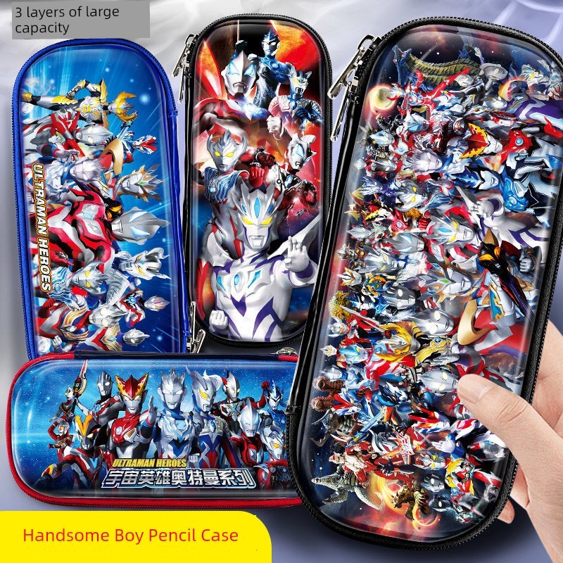 pencil case กล่องใส่เครื่องเขียนสำหรับเด็กผู้ชาย Cerotli Gazeta กล่องดินสอความจุขนาดใหญ่เด็กๆนักเรีย