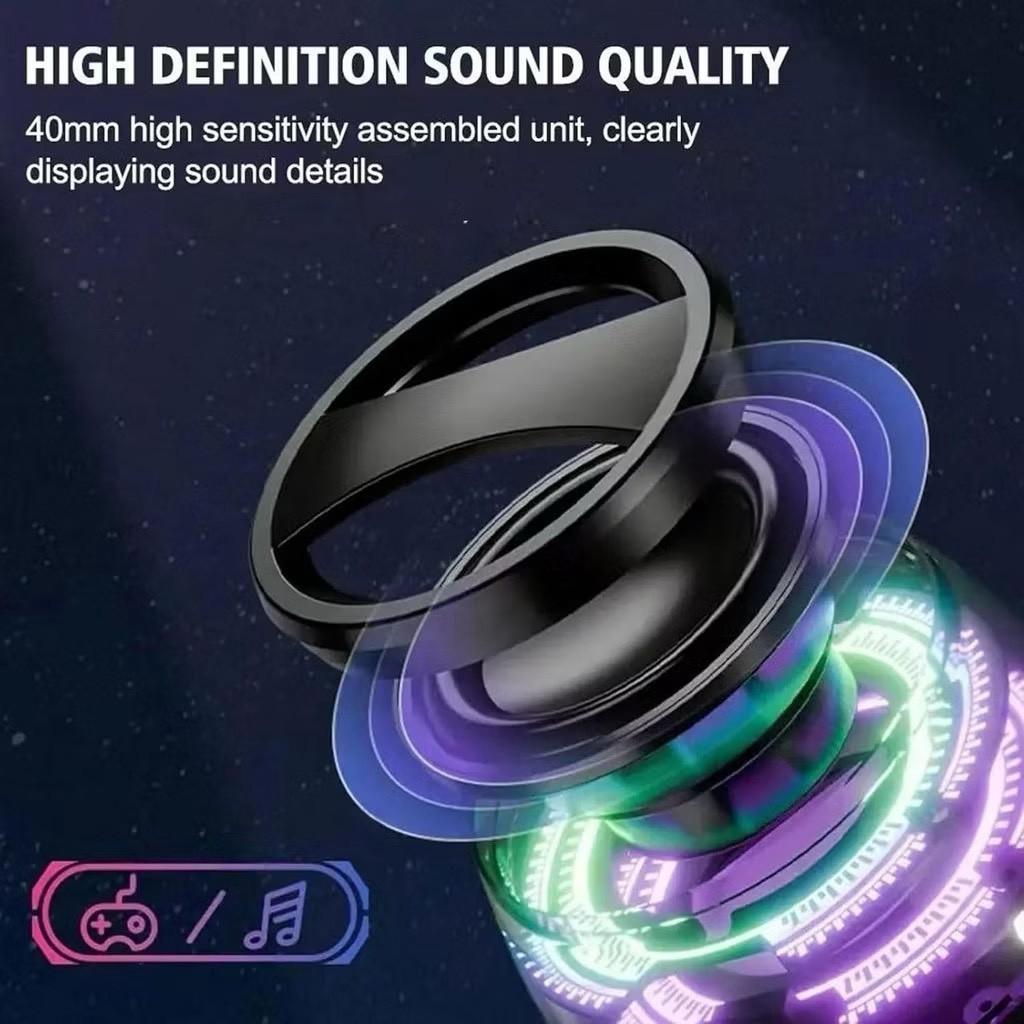 จัดส่งในไทย ลําโพงบลูทูธ Wireless Soundbar แม่เหล็กมินิสเตอริโอกล่องเสียง LED สี RGB Light ขนาดกะทัดรัด พกพาง่าย - รูปที่ 3