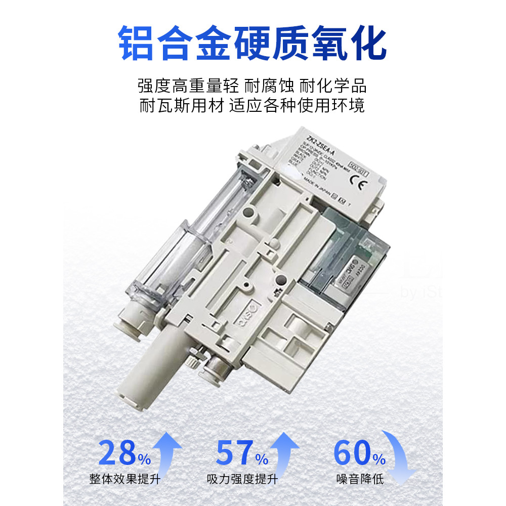 SMC เครื่องกําเนิดสูญญากาศ ZK2A07K5AL-06 ZK2A10K5ALA-06 15KW ZK2A12K5AL-08