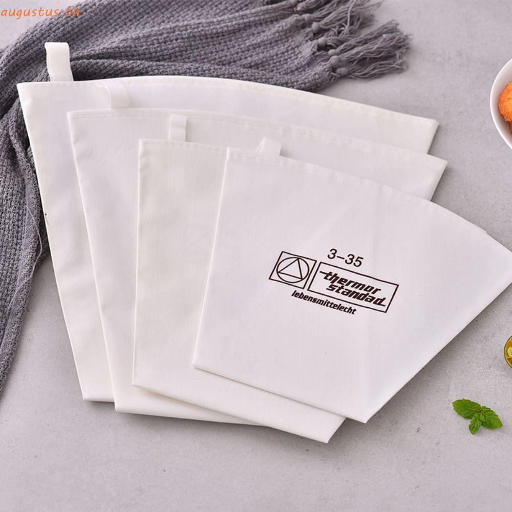 AUGUSTUS Pastry Bag คุกกี้หนาสามเหลี่ยม Chocolate Party Cotton Fabric Piping Bag