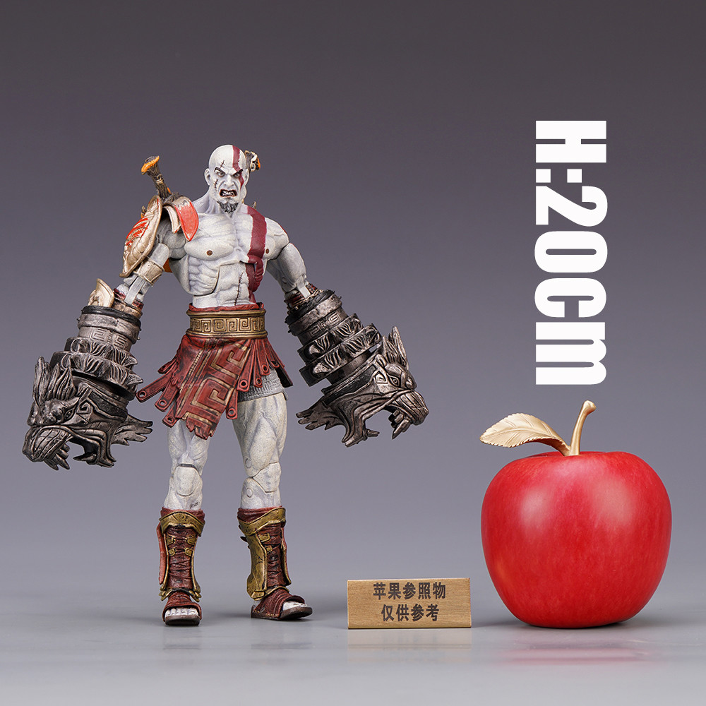 NECA God of War 3 Ultimate Kratos Kratos Kratos Kratos Boxed Deluxe Edition โมเดลเคลื่อนย้ายได้