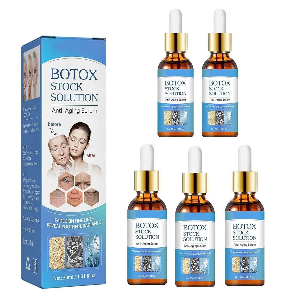 Botox Sotck Solution, Botox Face Serum, Stock Solution Facial Serum, Botox Anti Aging Serum Anti Wri