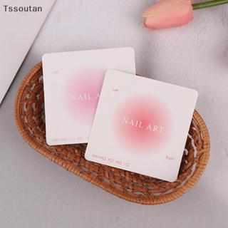 [TSST] 100 ชิ้นกดบนเล็บบรรจุภัณฑ์จอแสดงผลทําด้วยมือเล็บปลอมอ…