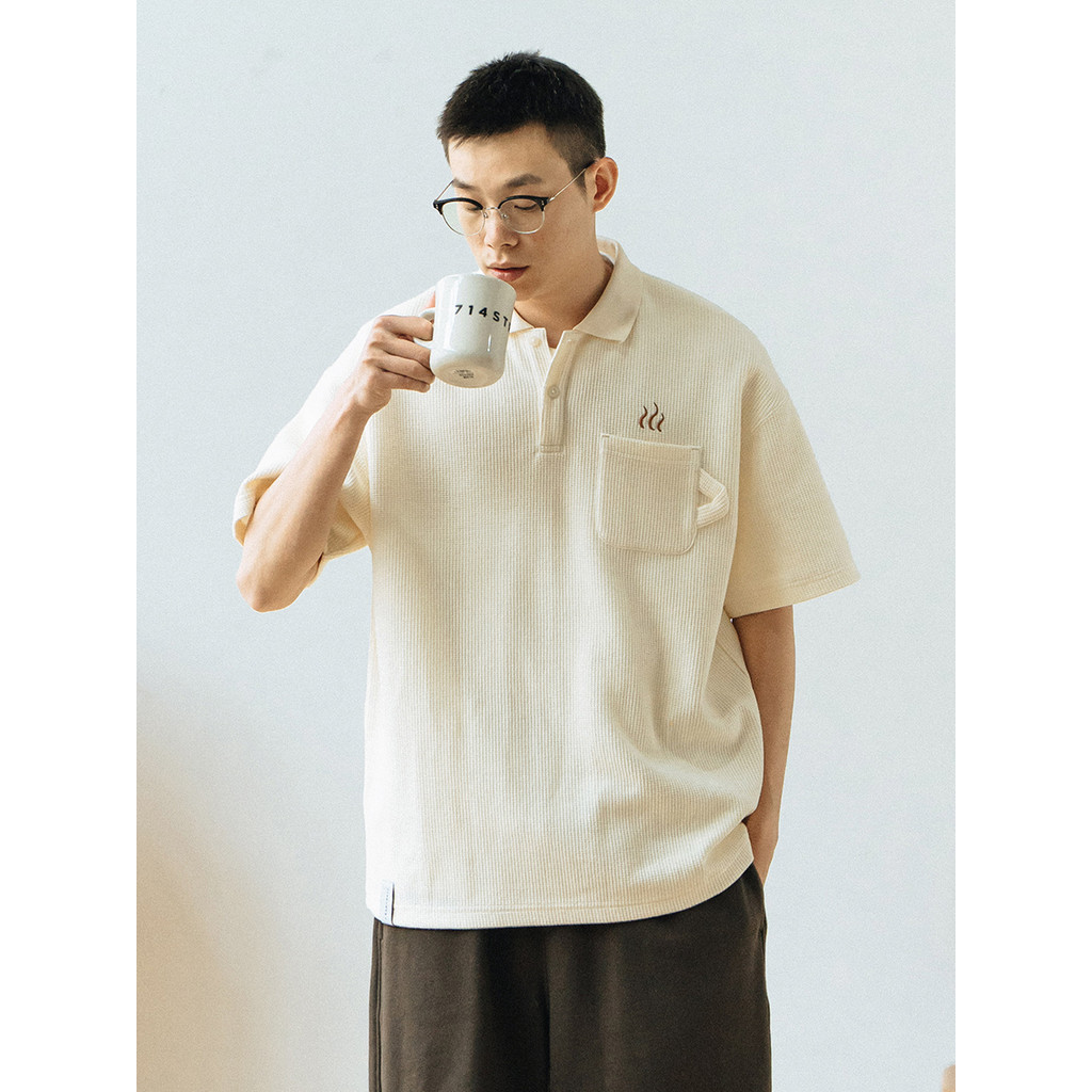 เสื้อยืดแขนสั้นสไตล์ย้อนยุค Unisex จาก 714street