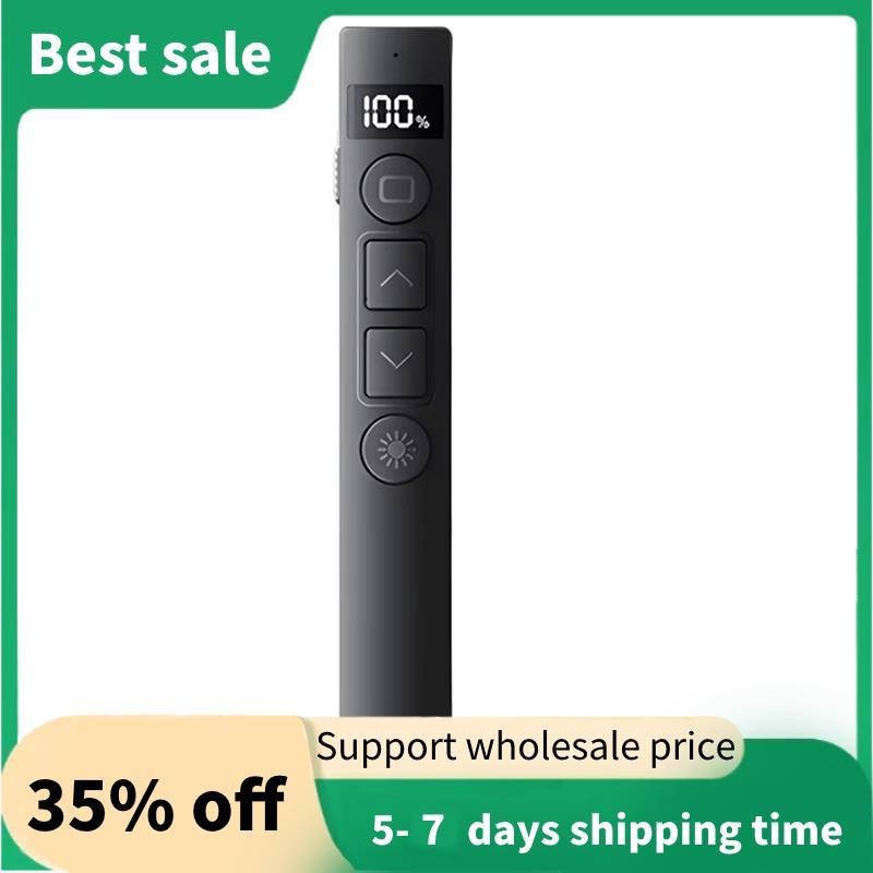 ใหม่ B7 Presentation Clicker มัลติฟังก์ชั่น Clicker จอแสดงผลดิจิตอลแบบชาร์จไฟได้ระยะไกล Turner Volum