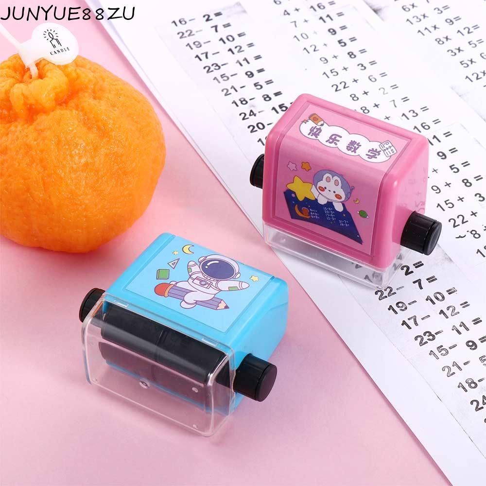 JUNYUE88ZU ลูกกลิ้งฝึกคณิตศาสตร์ Multiplication เด็กครูอุปกรณ์ Intin 100 Division คณิตศาสตร์คํานวณ