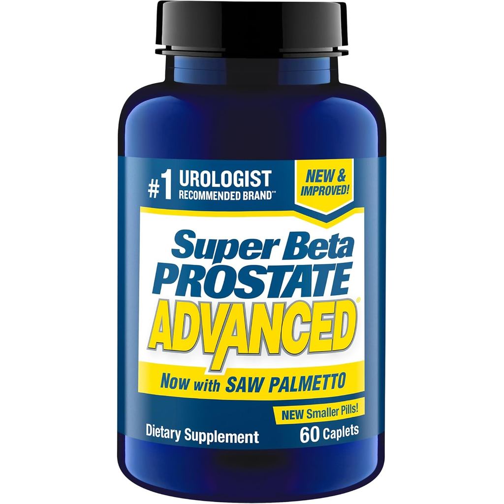 Advanced with Saw Palmetto - Prostate Health Supplements for Men, Bladder & Urinary Support with Bet