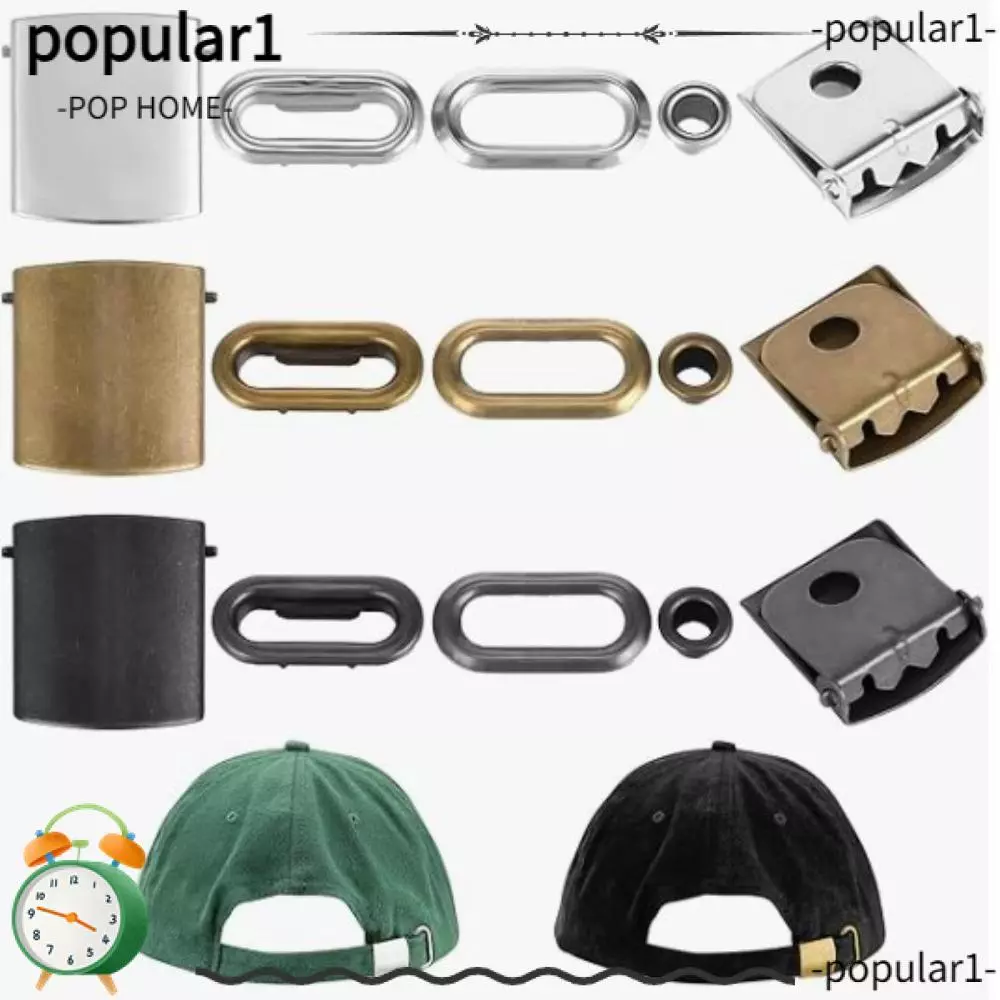 ป๊อปULAR เบสบอลหมวกหัวเข็มขัด,ปรับปิดหมวกซ่อมหัวเข็มขัด,คุณภาพสแตนเลสเบสบอลเปลี่ยนเบสบอล สแน็ป หมวก