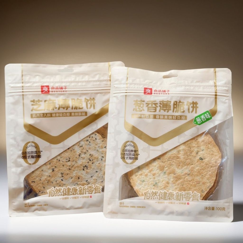 2025 สินค้าใหม่ Good Shop Sesame Crepes Scallion Crepes Sesame Crepes Crispy Burnt Scented Snacks Fo