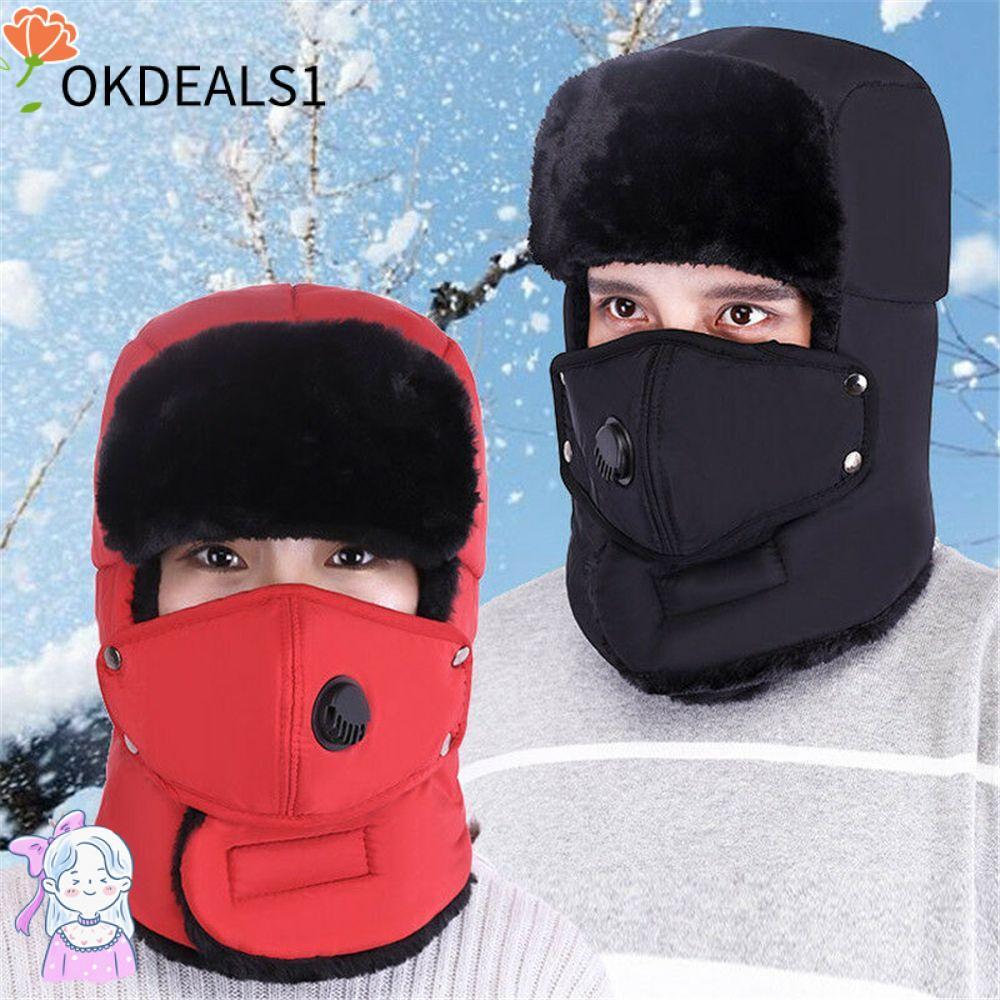 DEALSHOP Trapper Hat Showerproof Ushanka Fur Earflap Cossack Fur