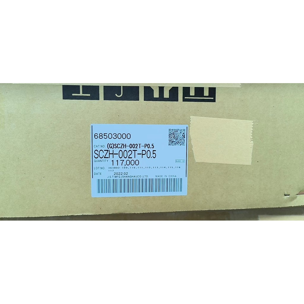 JST SCZH-002T-P0.5 ของแท้ ของแท้ จําหน่ายใน 7K หลายในบรรจุภัณฑ์ขั้นต่ํา