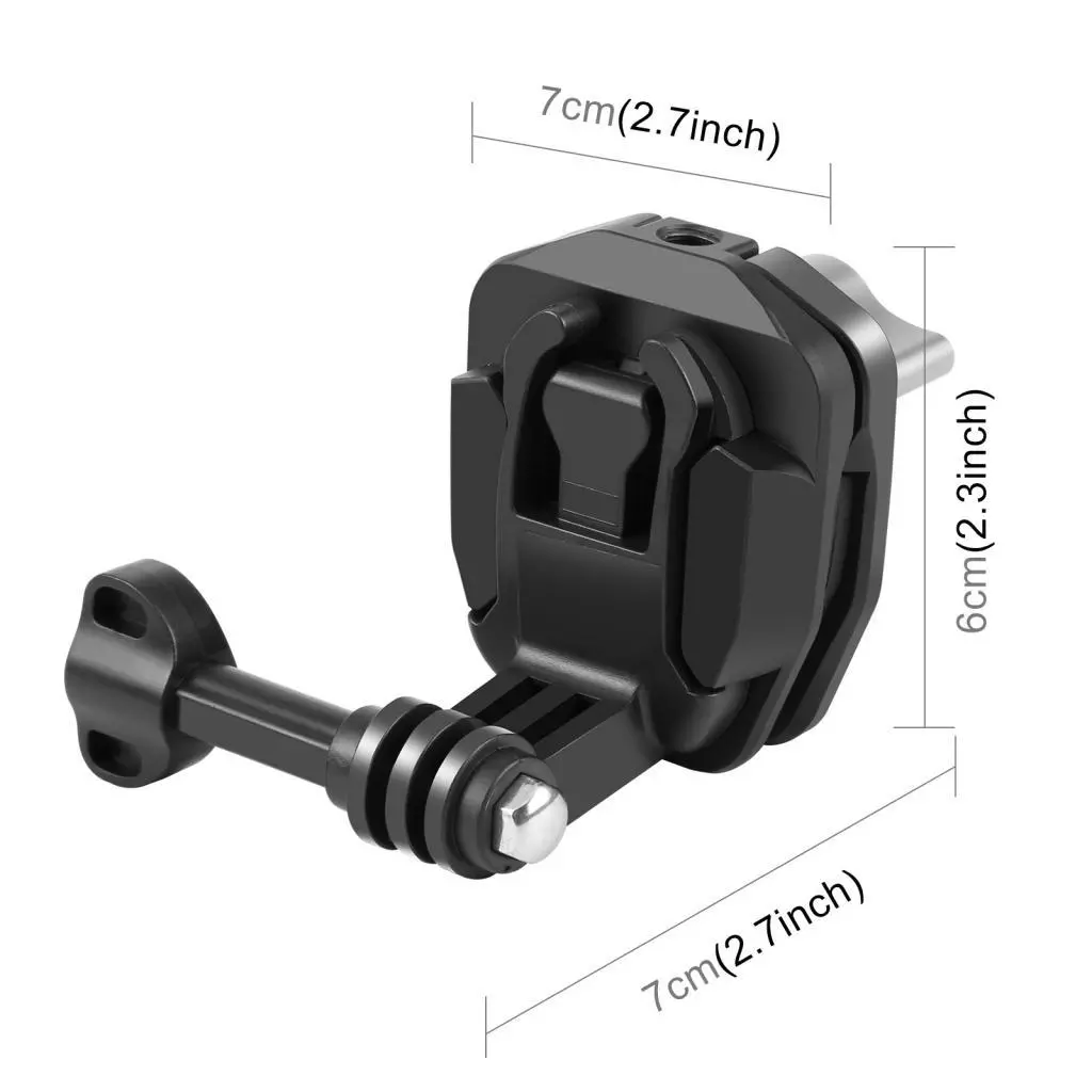 PULUZ PU942B ขาจับกล้องติดกระจกรถจักรยานยนต์สำหรับ GoPro Hero 12/11/10 DJI OSMO Action 4 Insta360 X4/ X3/ Ace Pro thumbnail 9