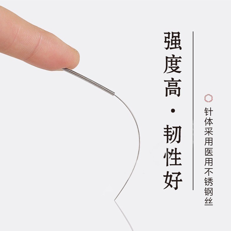 Le Moxibustion ยี่ห้อทิ้งฝังเข็มฝังเข็มฝังเข็มฝังเข็ม/500 ชิ้นหลอด Aseptic Medical การฝังเข็มฝังเข็ม