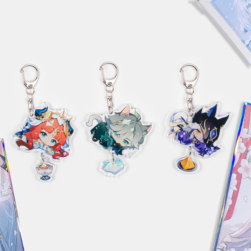 [Snail Meow] Yuanshen พวงกุญแจเกมจี้ Sinolai Iracandisi El Heisen Nilu สินค้า