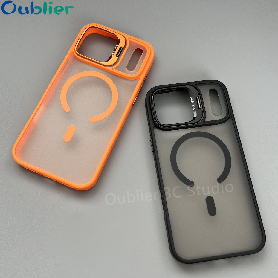 ฟรีฟิล์มเลนส์เคสโทรศัพท์แม่เหล็กด้านสําหรับ เคส ไอโฟน iPhone17 iPhone 17 Air 16 15 14 13 12 11 Pro M