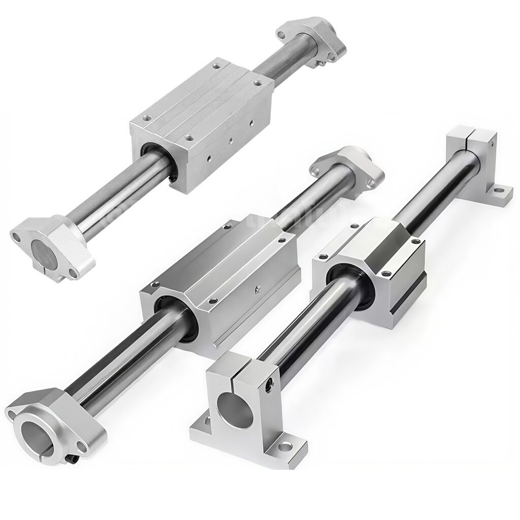 SK ขาตั้งเพลา แนวตั้ง ขนาด 6-20mm Vertical SK Linear Shaft Support Aluminum Alloy ตัวยึดแกน ฐานยึดแกน ขายึดเพลา SK8/S... - รูปที่ 5