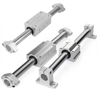 SK ขาตั้งเพลา แนวตั้ง ขนาด 6-20mm Vertical SK Linear Shaft Support Aluminum Alloy ตัวยึดแกน ฐานยึดแกน ขายึดเพลา SK8/S...