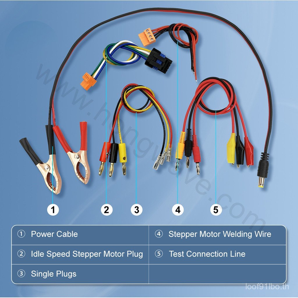QDB-3A รถคอยล์จุดระเบิดเครื่องทดสอบ Idle Step มอเตอร์ Solenoid วาล์วการใช้หัวฉีด Executor Driver Tre