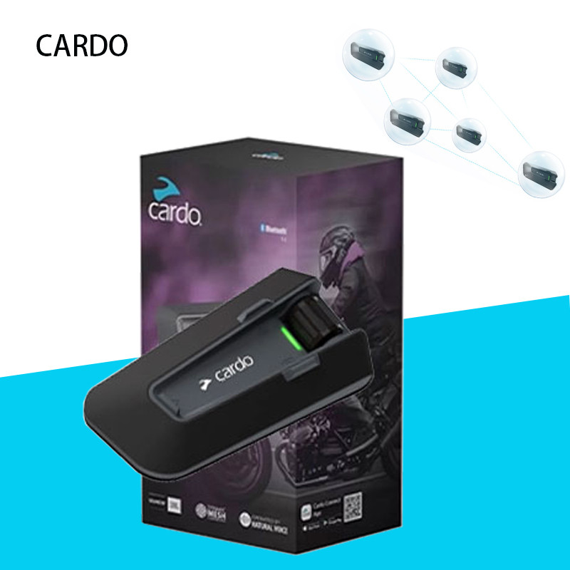 CARDO helmet Bluetooth card earphones, second-generation motorcycle full helmet base