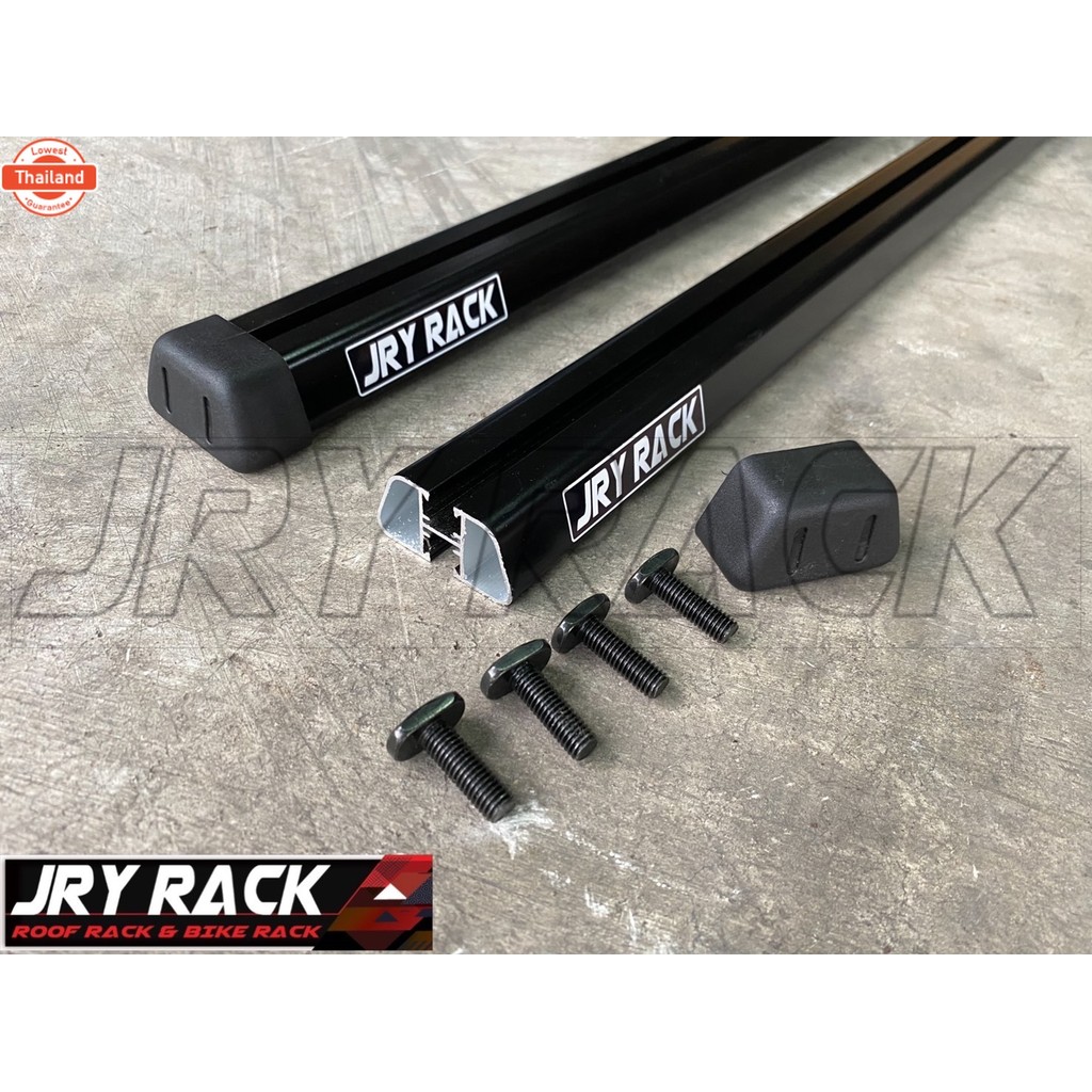 คานขวางอลูมิเนียมหนา ทรงคางหมู priceต่อเส้น คานขวาง คานแร็ค JRY Rack คานแร็คหลังคา