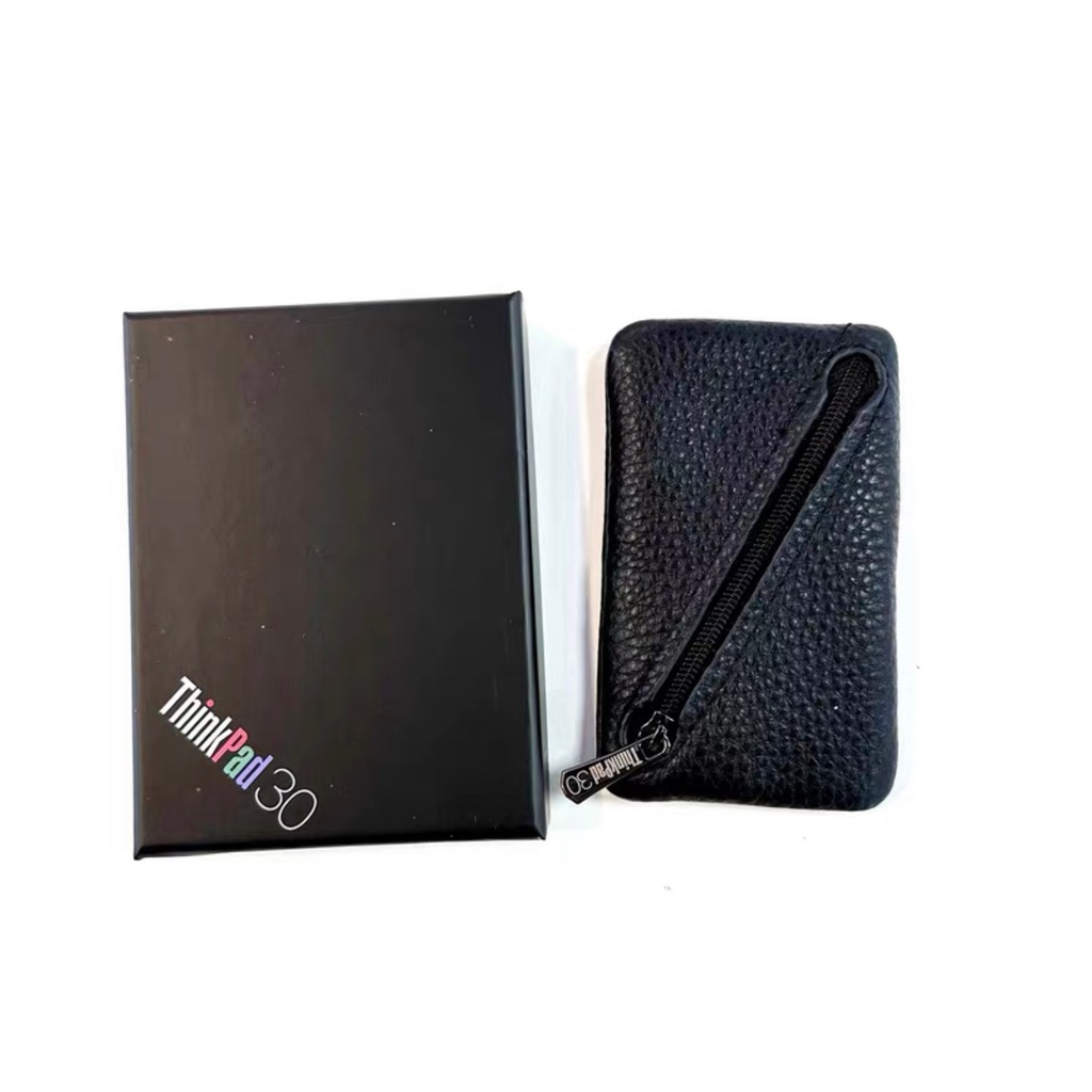 Lenovo Thinkpad 30th Anniversary Car Universal Key Case Zipper Mini Storage Small Coin Coin Coin Coi